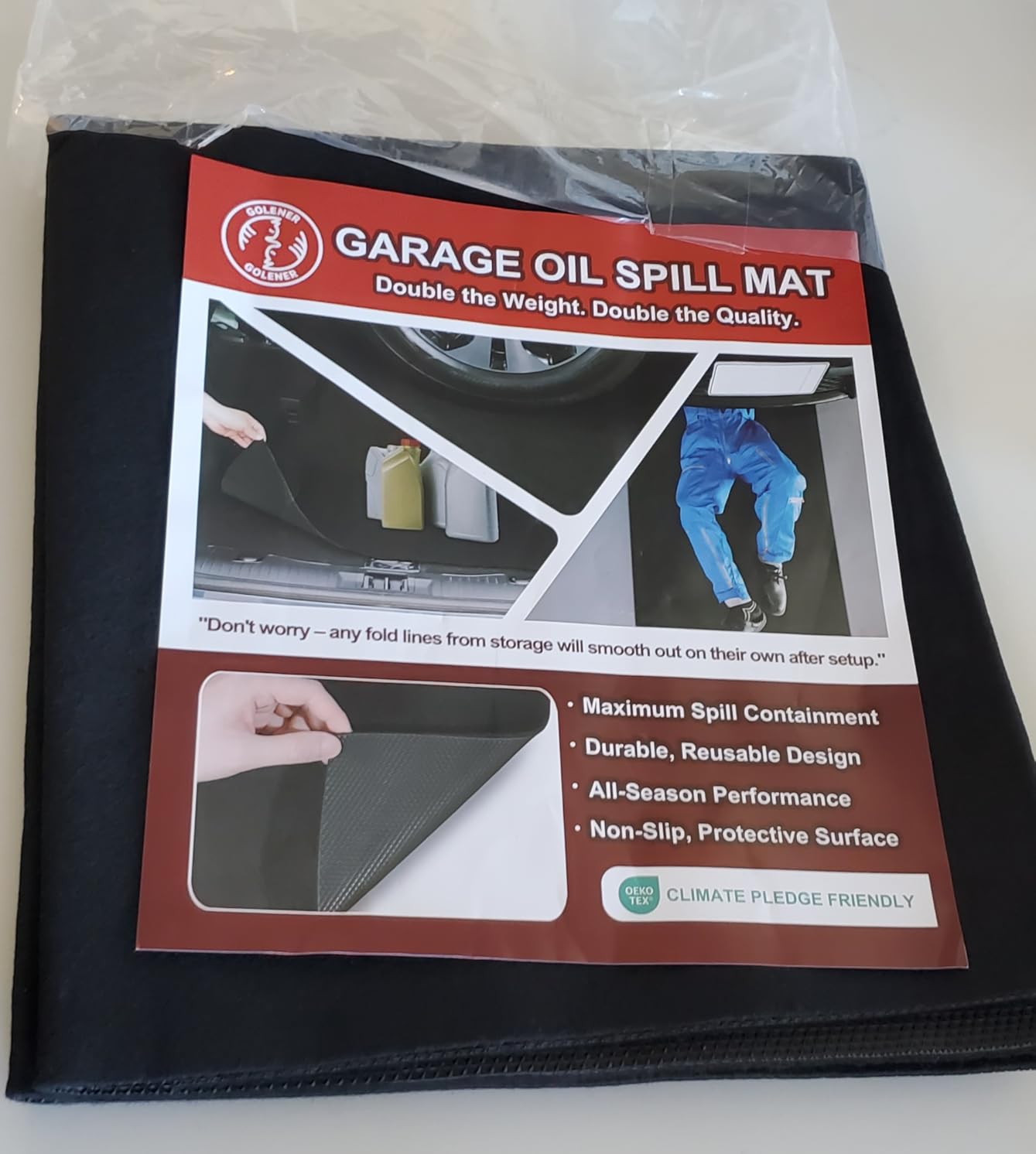 Heavy Duty Oil Spill Mat, Oil Mat, Garage Floor Mats for Under Car, 36