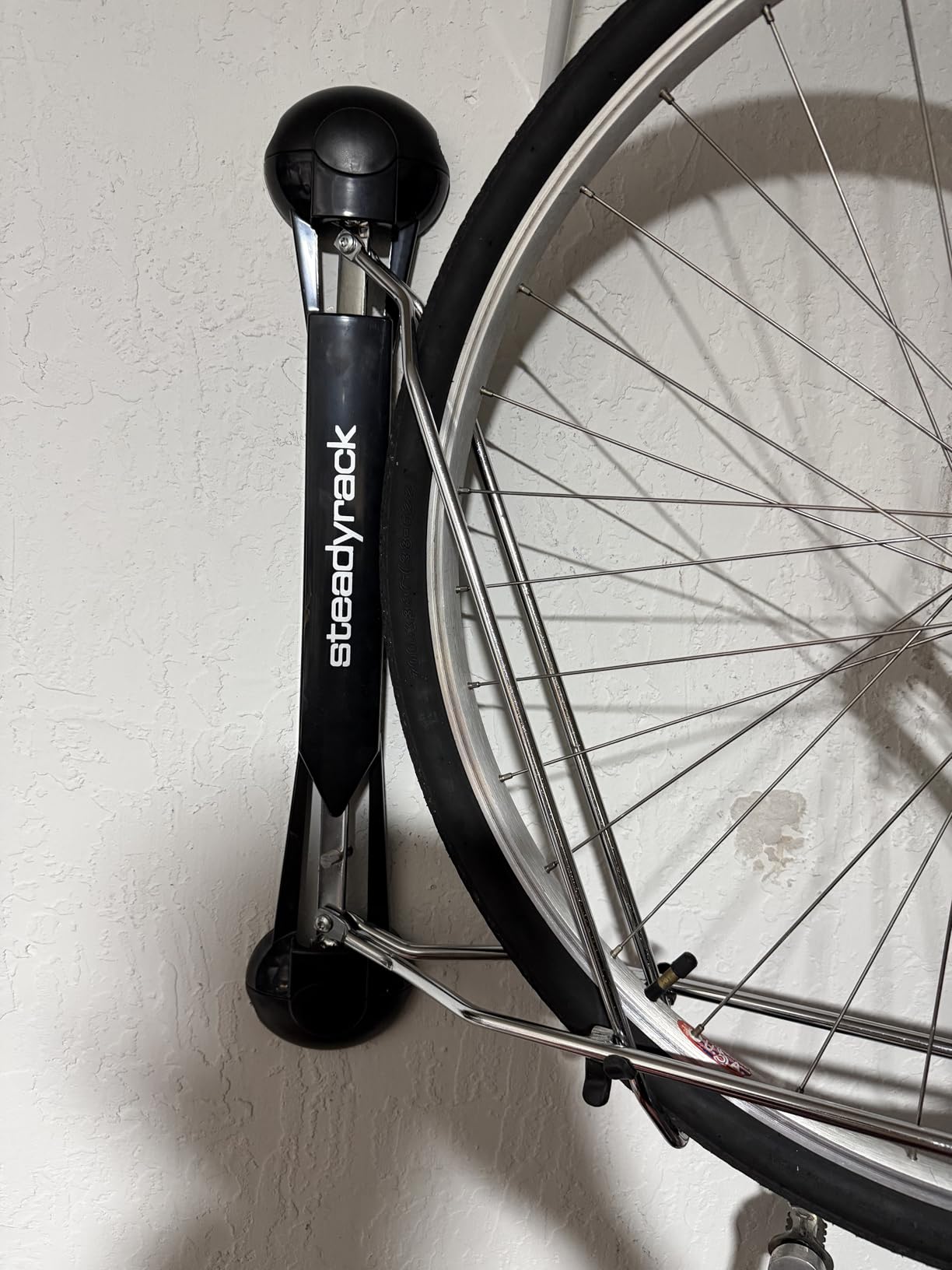 Steadyrack Swivel Bike Wall Mount, Vertical Mountain Bike Rack, Garage customer photo 2