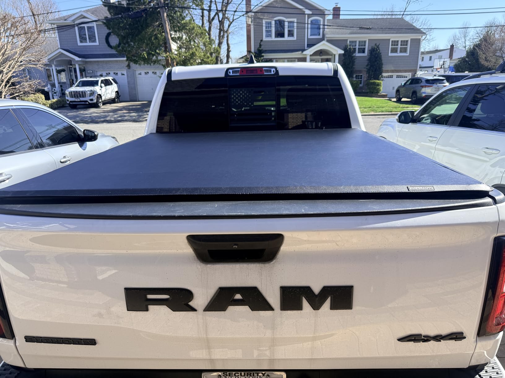 6.4FT Soft Quad Truck Tonneau Cover Compatible for 2002-2026 Dodge Ram 1500 customer photo 2