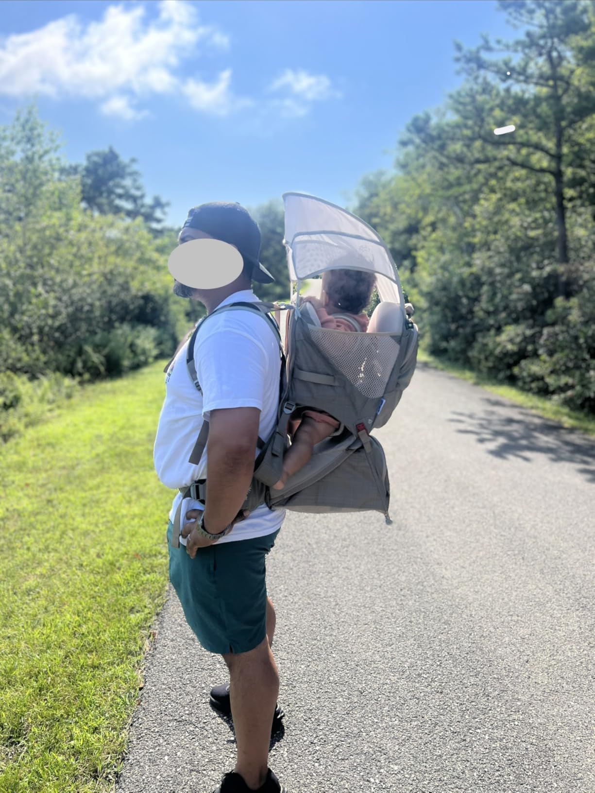 Osprey Poco LT Lightweight Child Carrier Backpack - Compact, Travel-Ready Kid Carrier with Sunshade and Adjustable Fit - Lightweight, Comfortable Hiking Carrier for Toddlers customer photo 2