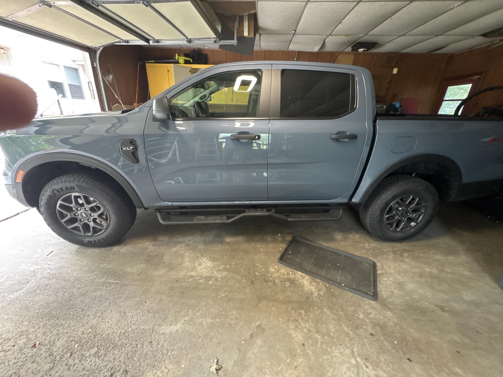 Running Boards for 2019-2026 Chevy Silverado & GMC Sierra Side Steps | Crew Cab, 2-Stair, bolt-on; fits 2019-2026 Silverado Sierra 1500, 20-26 2500 3500 HD Crew Cab; not for 2019 1500 LD/Limited customer photo 2