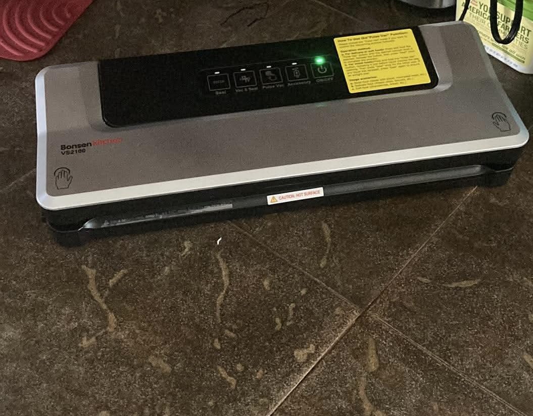 Bonsenkitchen Vacuum Sealer Machine, Multiple Modes For Meal Prep,Silver customer photo 2