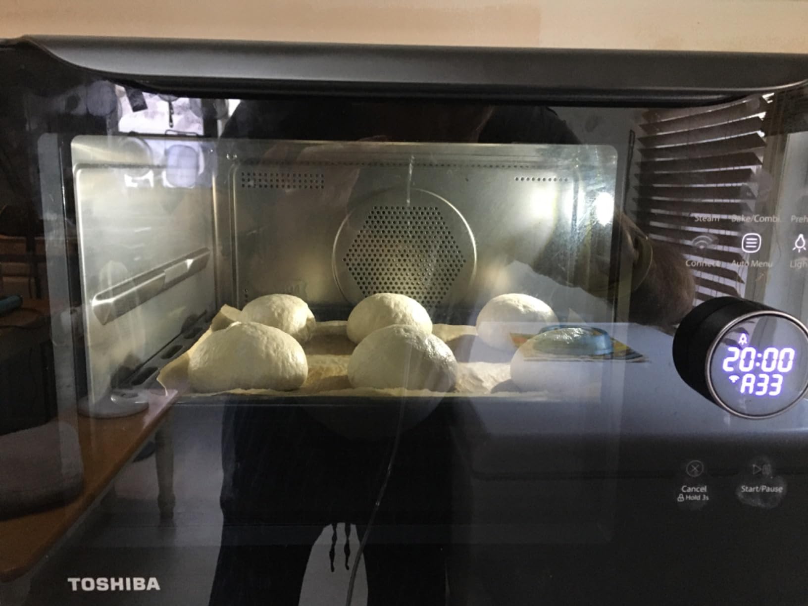TOSHIBA 6-IN-1 Compact Steam Oven, Combi Oven Countertop with Convection Steam & Bake, Ferment, Air Fryer, Slow Cook, Smart APP Control, 36 Preset Menus and Steam Cleaning, 20L customer photo 2