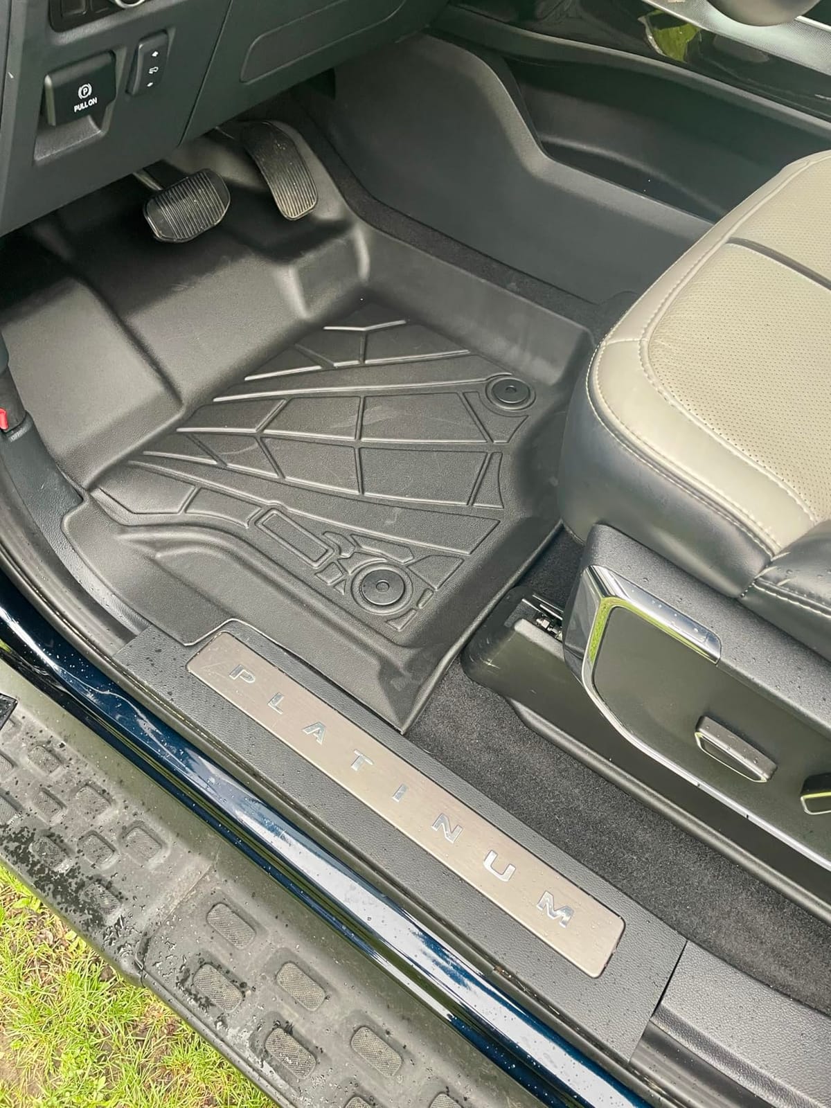 KARPAL Floor Mats for 2015-2025 2026 Ford F-150 SuperCrew (Includes 2022-2026 Lightning), Custom Fit TPE All Weather Ford F150 Accessories 1st & 2nd Row Floor Liner customer photo 2