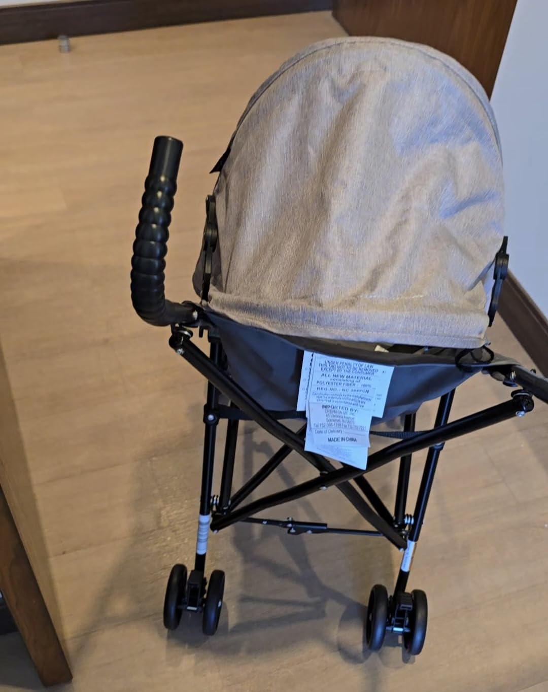 Dream On Me Aero Travel Umbrella Stroller, 1-Hand Fold, Lightweight, Grey customer photo 2