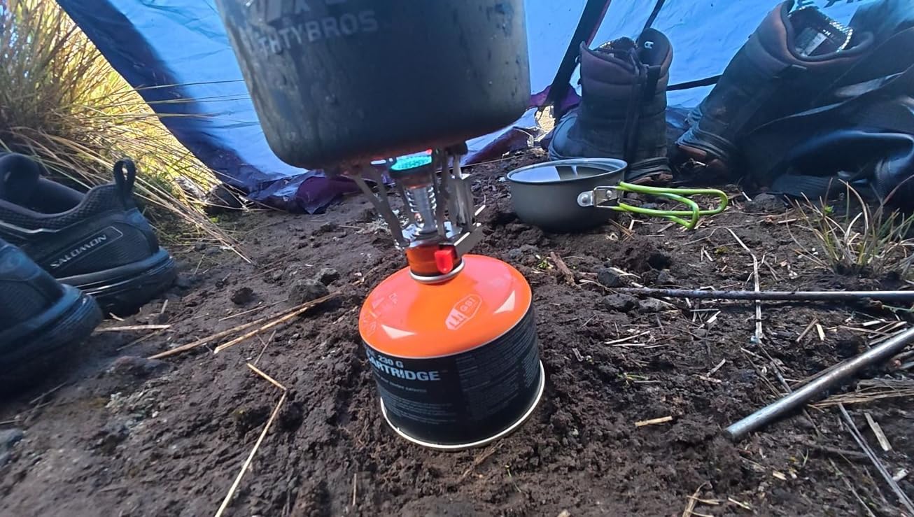 Camping Cookware Kit Backpacking, 0.33Gal Pots and 0.17Gal Pans Set,0.08Gal SUS304 Cup, Forks Knives Spoons for Hiking,Camping,Outdoor Cooking,Picnic,Solo Camping cookware customer photo 1