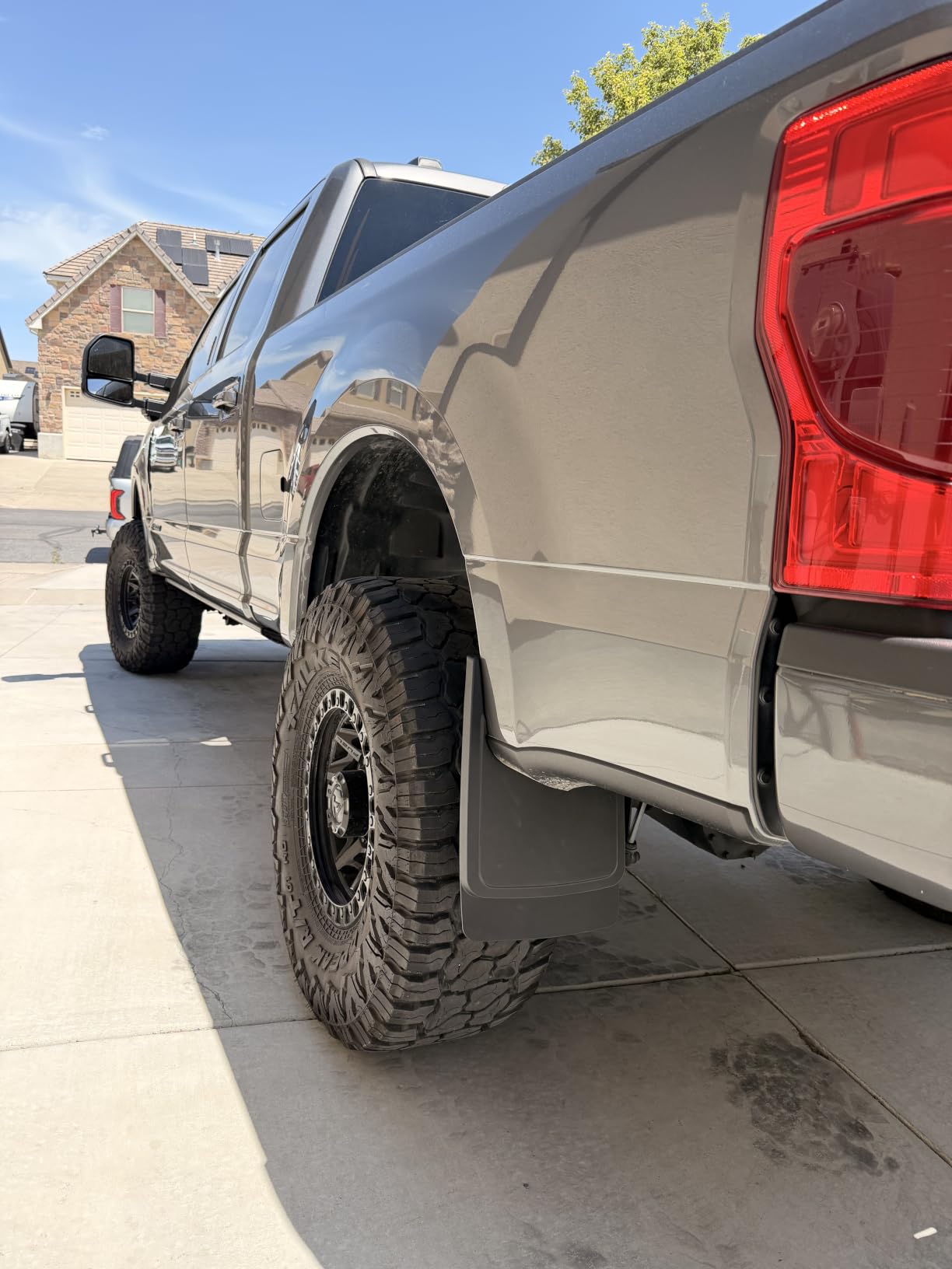 Mud Flaps for 2017-2026 Ford F-250/F-350 Super Duty Without OEM Fender Flares (Single Rear Wheels), No Drill Splash Guards Front & Rear Truck Mud Guards Accessories Set(4pcs) customer photo 2