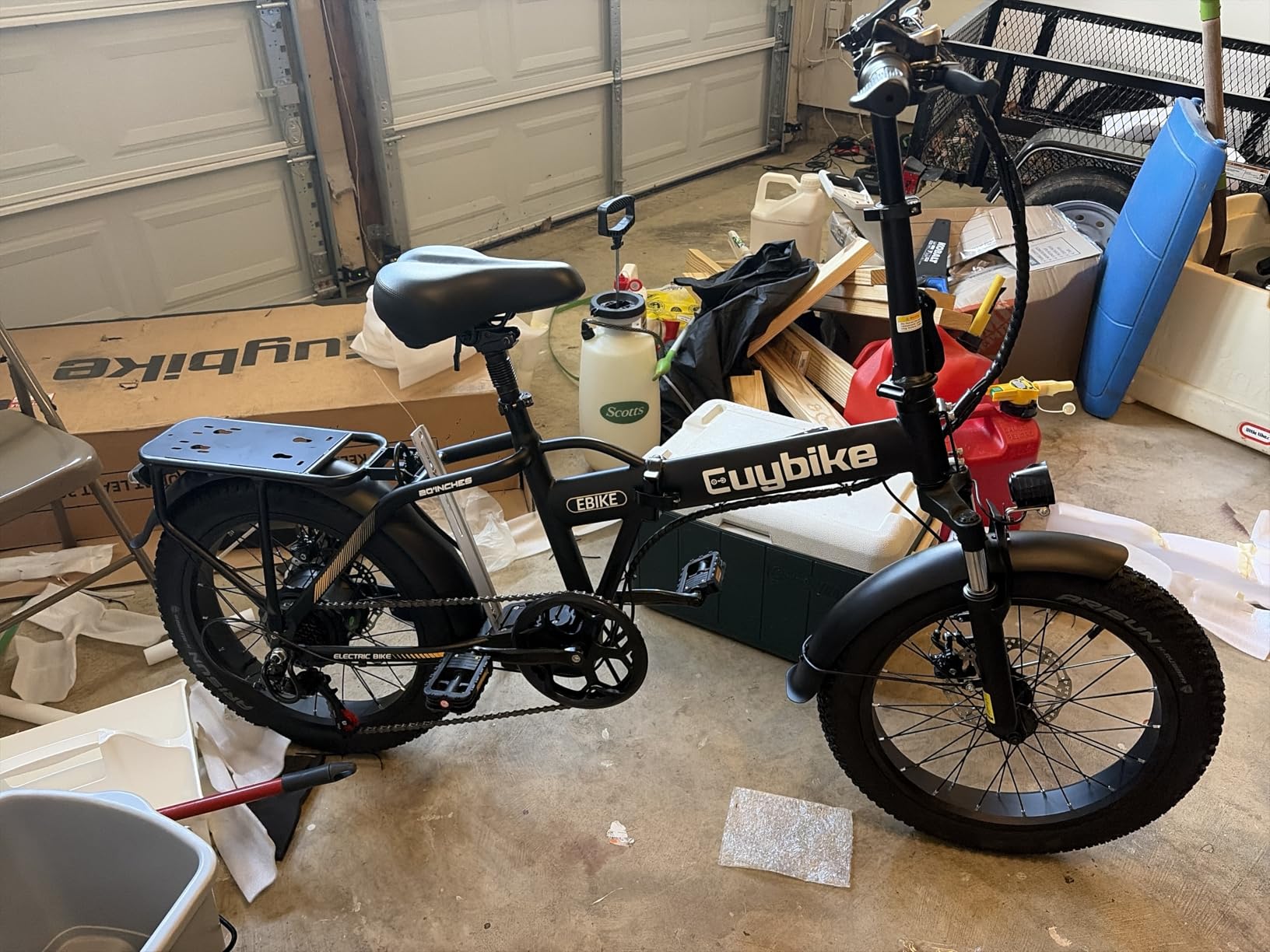 Foldable Electric Bike for Adults, 48V 20Ah Removable Lithium Battery up to 80Miles, 20