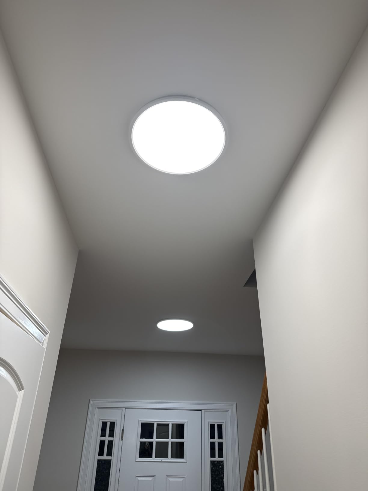 Brightever 12 Inch LED Flush Mount Ceiling Light Fixture, Dimmable, 3200LM customer photo 1