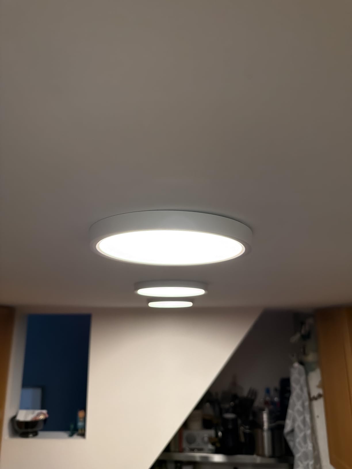 Brightever 12 Inch LED Flush Mount Ceiling Light Fixture, Dimmable, 3200LM customer photo 2