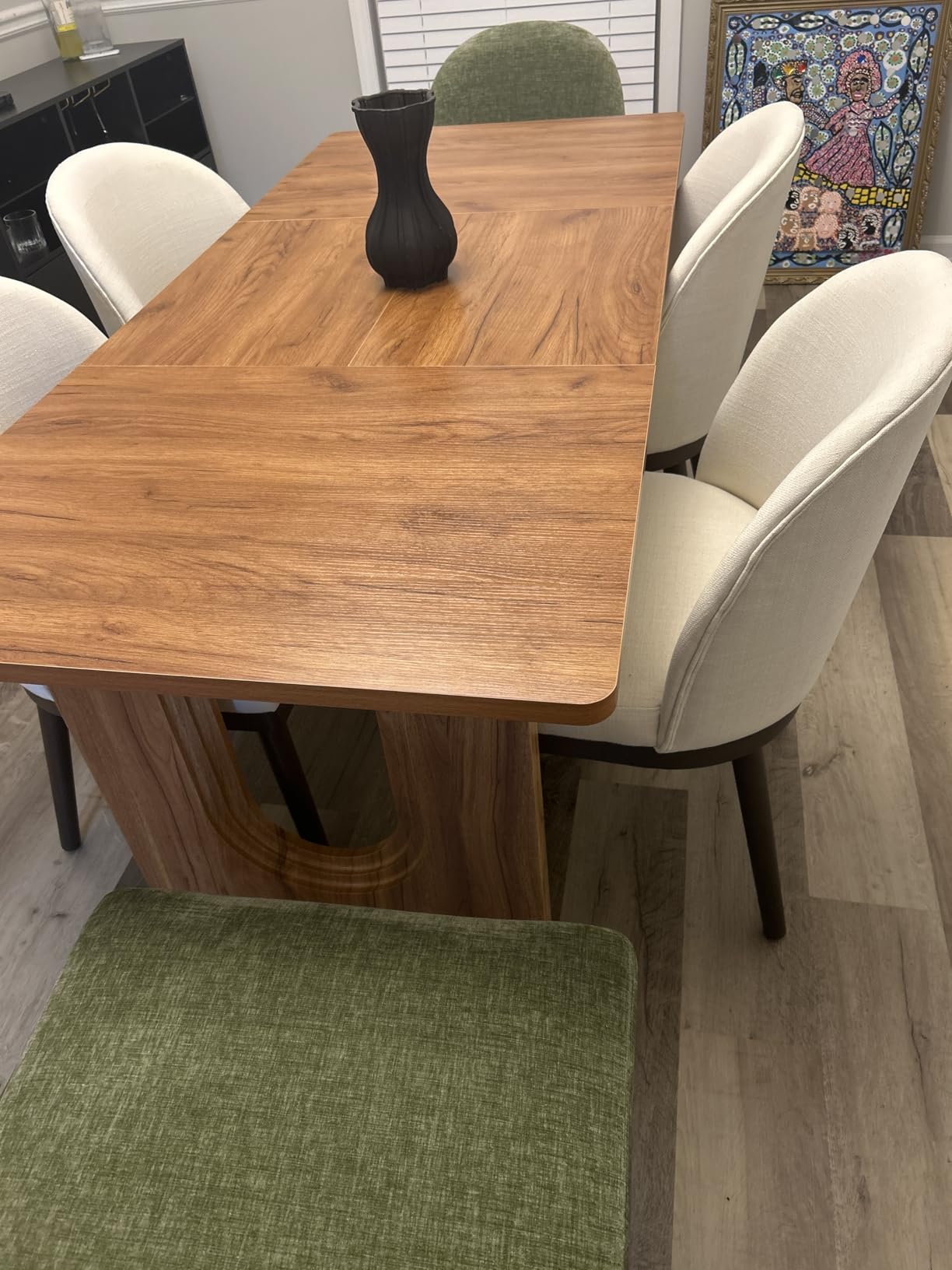 Tribesigns Modern Dining Table for 6 to 8 People, 71