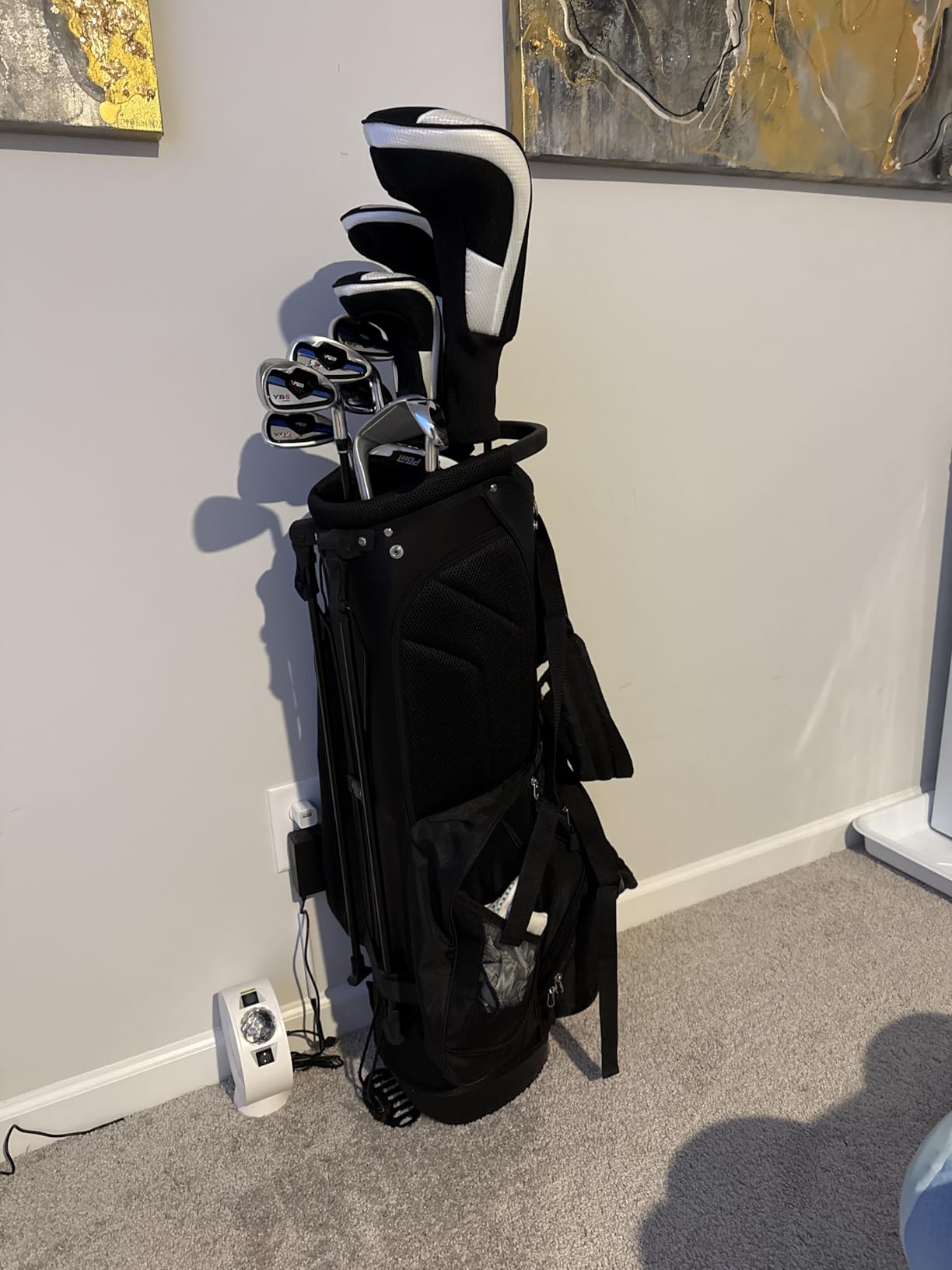 PGM 12/15 Pieces Men's Complete Golf Club Set for Right Handed | Easy Launch & Forgiveness with 460cc Driver, Woods, Hybrid, Irons, Putter & Bag - Ideal for Beginners - Standard/Tall Sizes customer photo 1