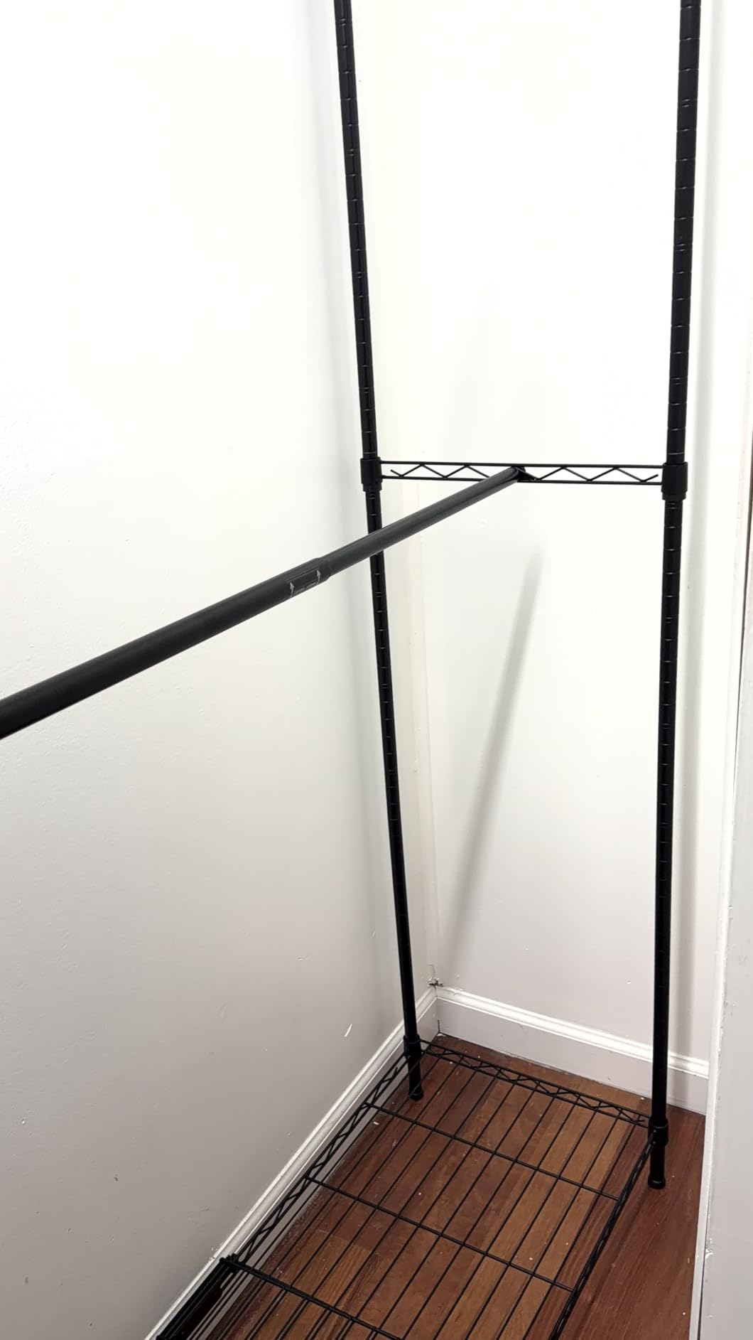 VIPEK X3 Expandable Heavy Duty Clothes Rack Closet Organizer System Black customer photo 1