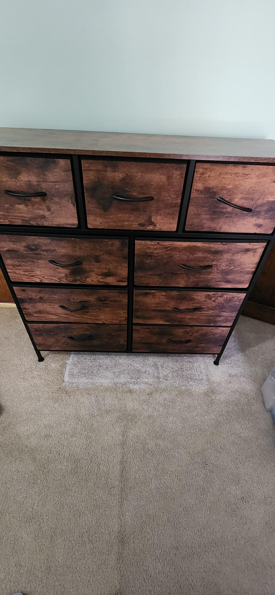 DUMOS 9 Drawer Dresser for Bedroom, Storage Organizer Chest of Drawers customer photo 2