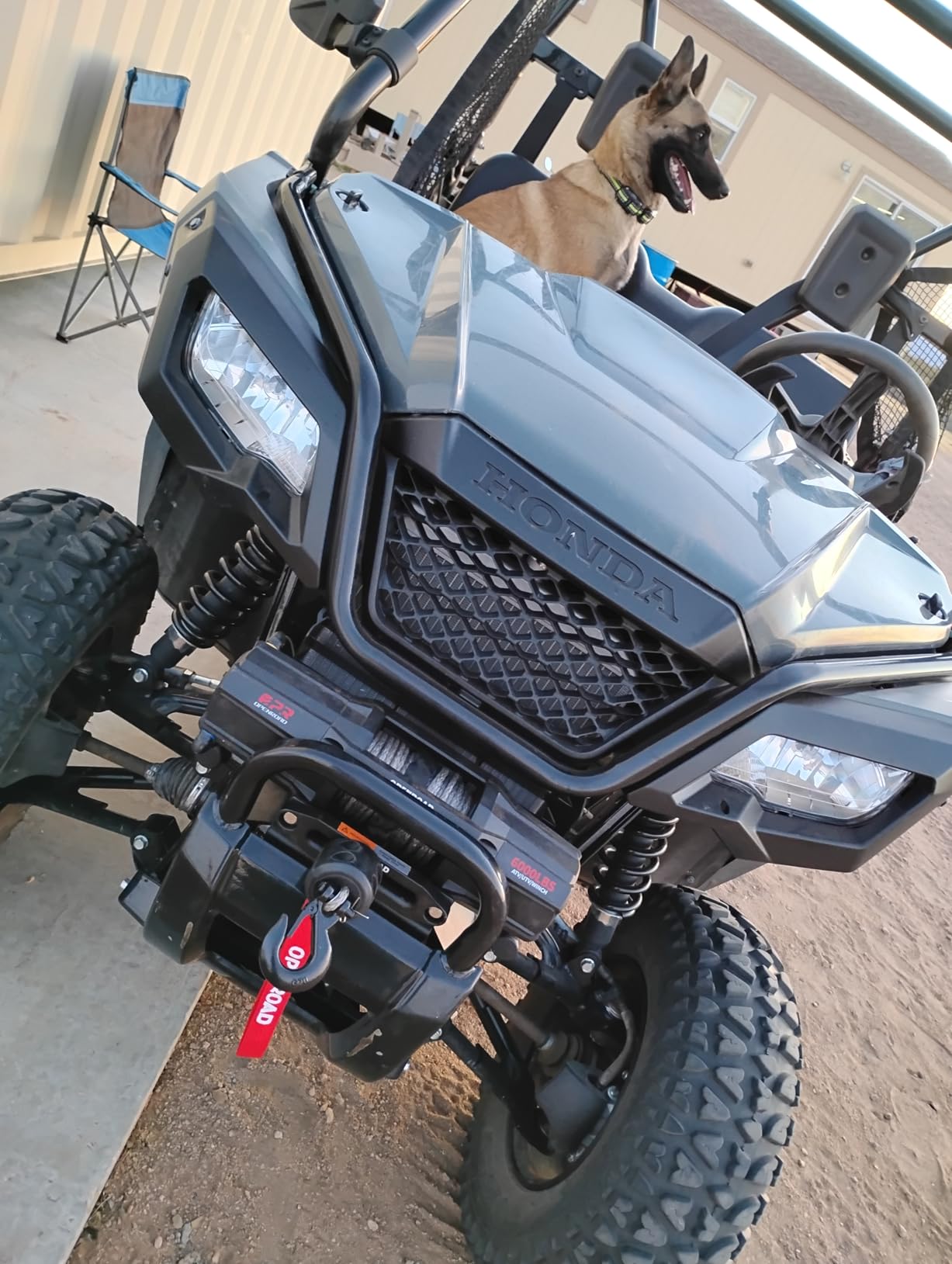 OPENROAD 12000 lbs Winch with Synthetic Rope and 2 Wireless Remotes -Panther Series 3S customer photo 2