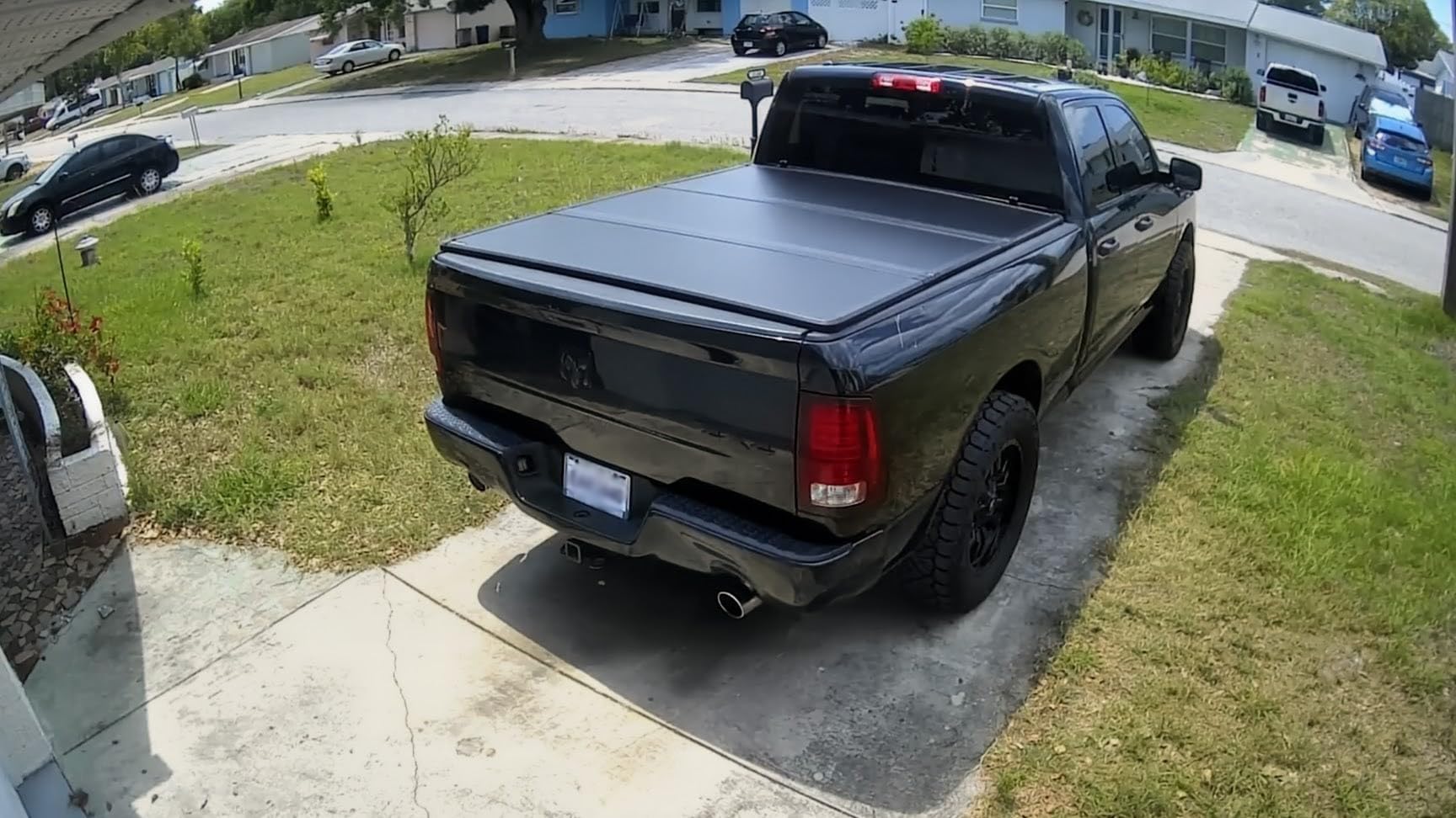 AUTOSAVER88 Hard Tri-Fold Tonneau Cover for 2009-2026 Dodge Ram 1500 5.7ft customer photo 1