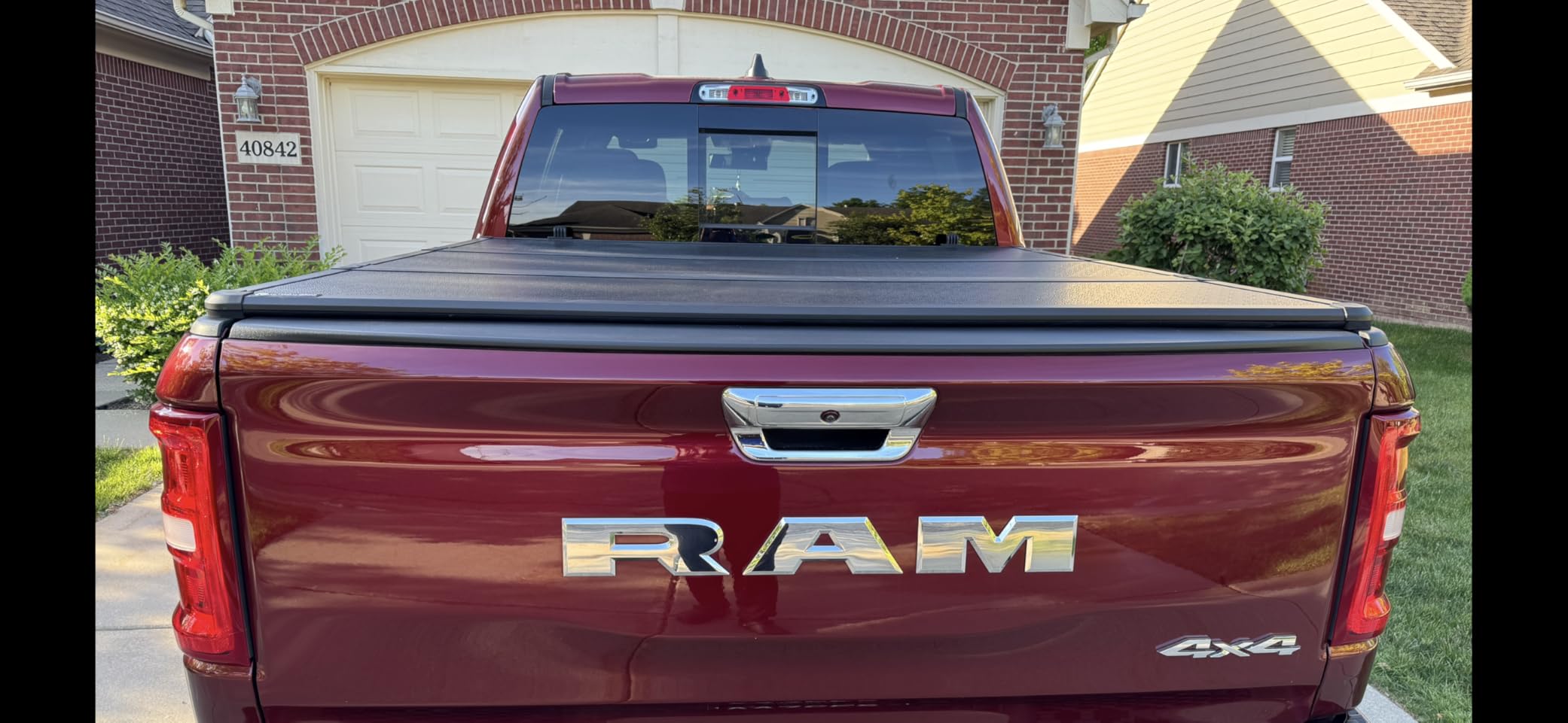 AUTOSAVER88 Hard Tri-Fold Tonneau Cover for 2009-2026 Dodge Ram 1500 5.7ft customer photo 2