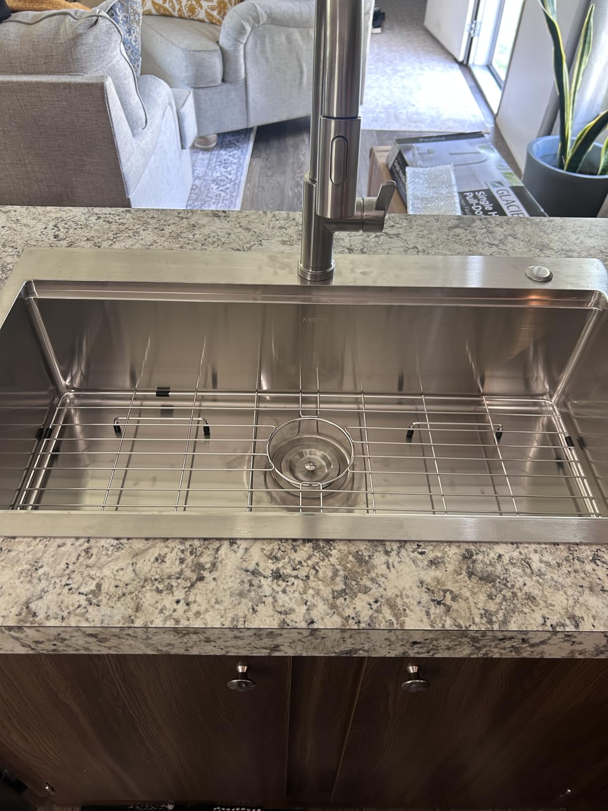 Kichae 33 Kitchen Sink Drop In 33 x22 Kitchen Sink Stainless Steel 16 Gauge customer photo 1
