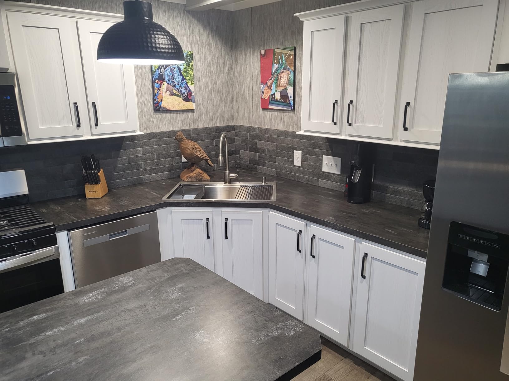 Kichae 33 Kitchen Sink Drop In 33 x22 Kitchen Sink Stainless Steel 16 Gauge customer photo 2