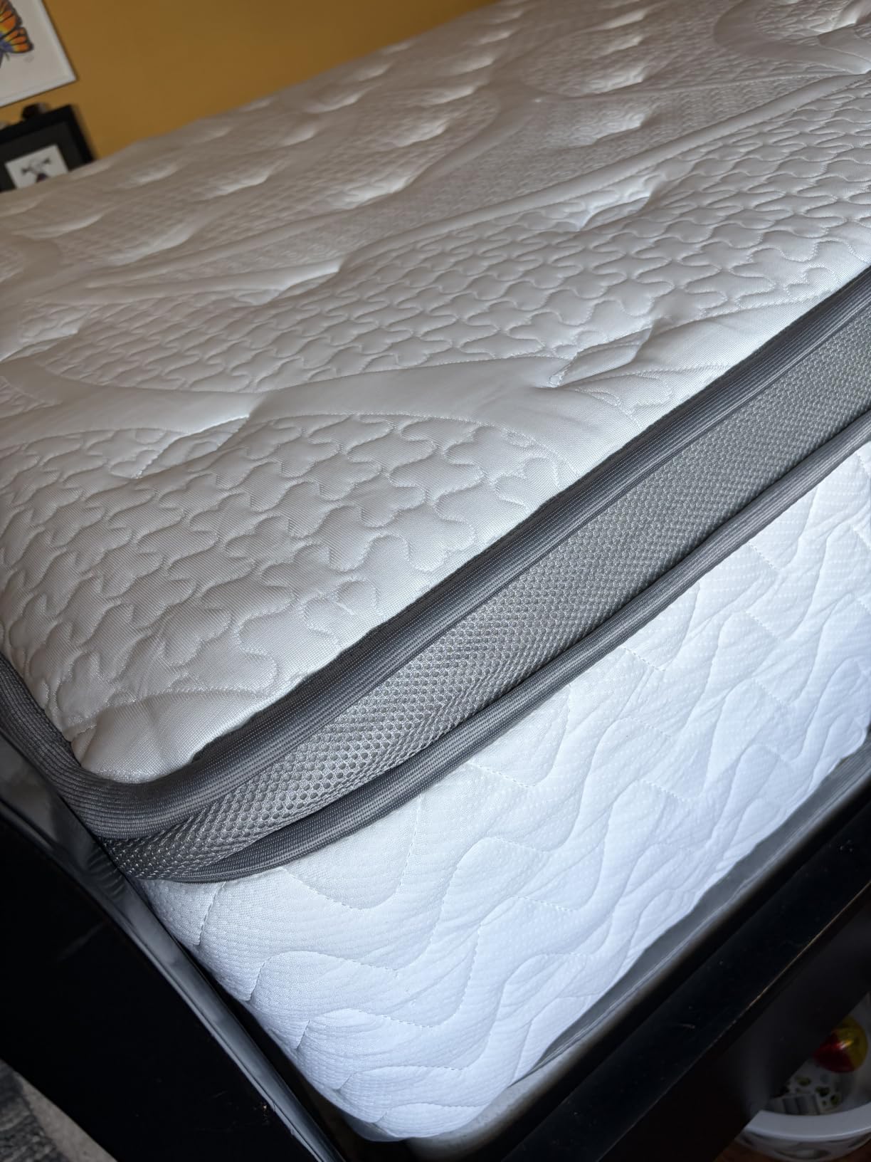 Sleep Firm Queen Mattress 12 Inches - Cooling Hybrid Single Mattresses with Extra Lumbar & Shoulder Support, Hotel Collection for Pain Relief - Fiberglass Free - 365 Night Trial customer photo 2