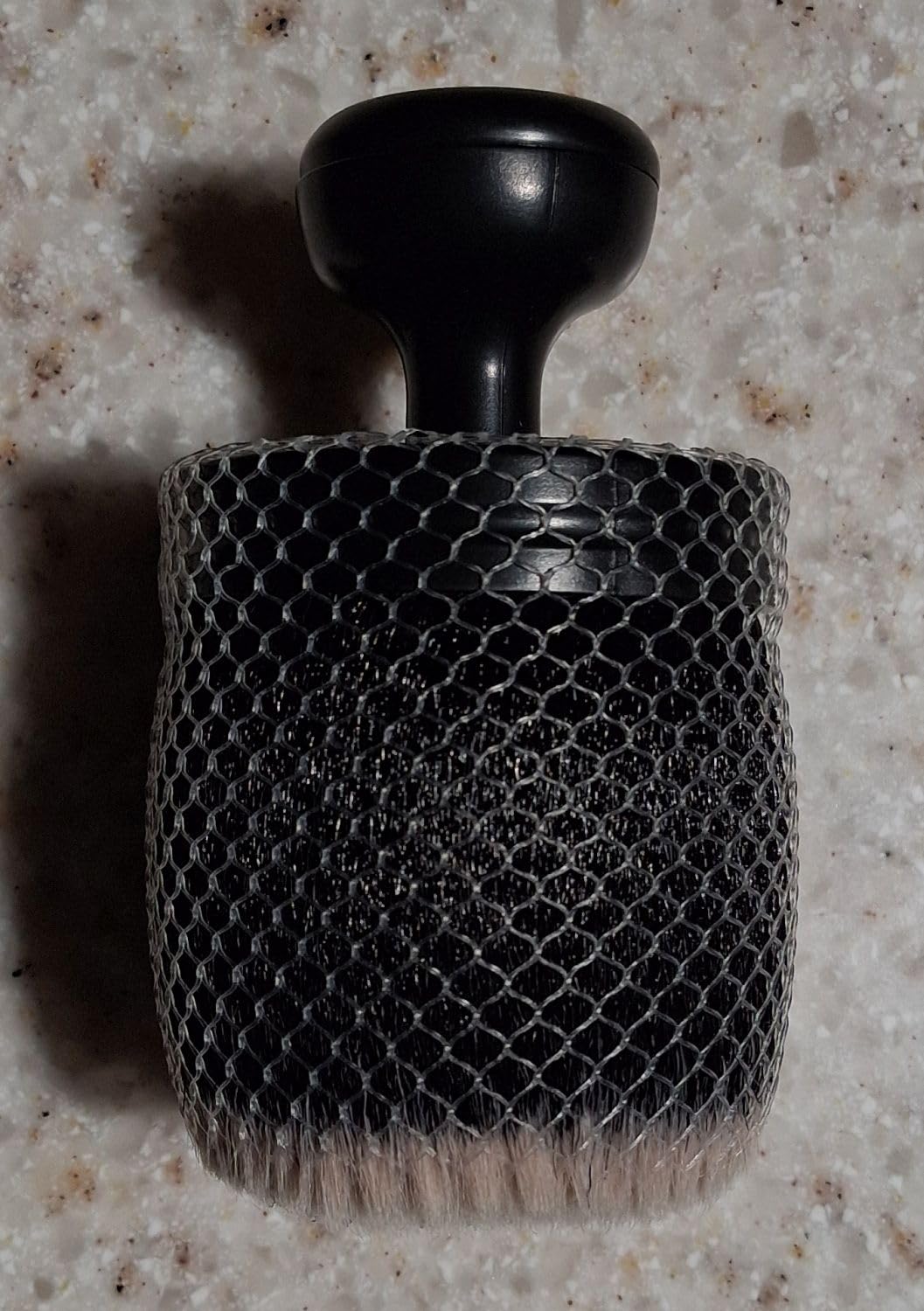 Car Tire Shine Applicator,Vegan Tire Shine Applicator with Curved Brush Head - Large Automotive Tire Dressing Applicator Brush with Storage Stand for Tire Detailing, 3.6 Inch Length (Black) customer photo 2