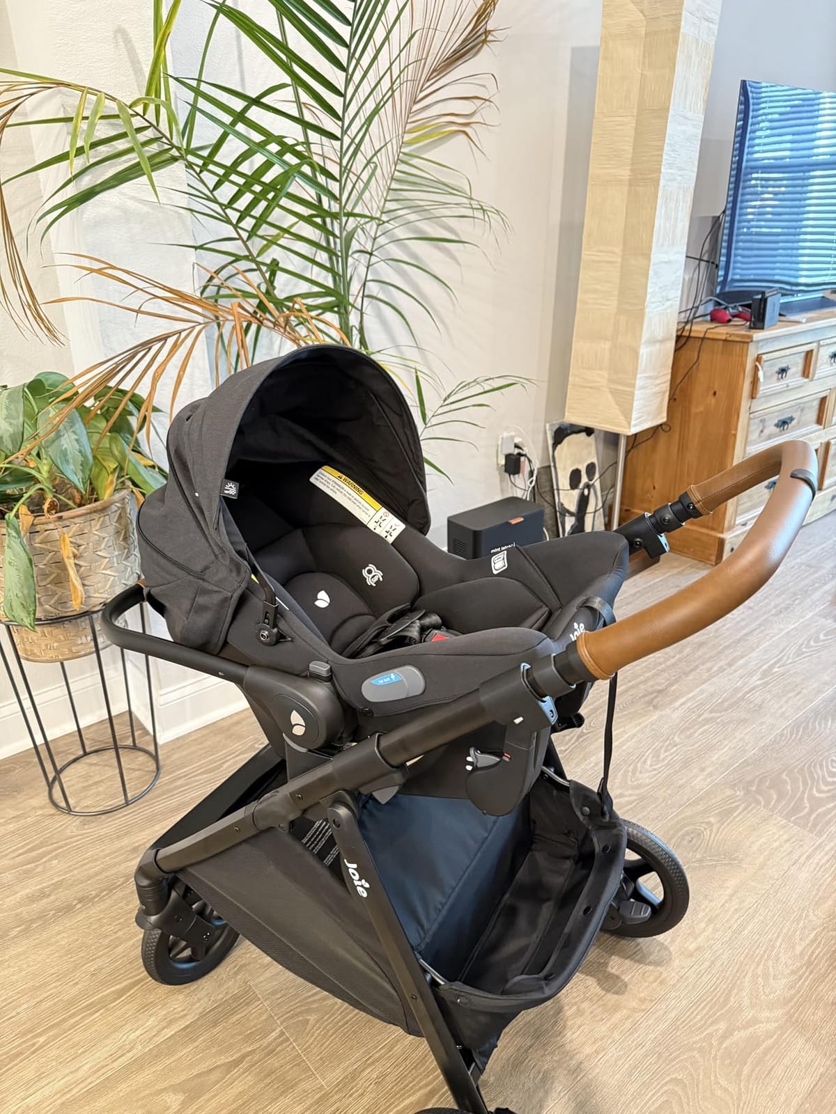 Joie Baby Ginger 4-in-1 Stroller & Mint Latch Car Seat Travel System | Lightweight Baby Car Seat with an Included Anti-Rebound Base for Easy Install and Height-Adjustable Stroller customer photo 1