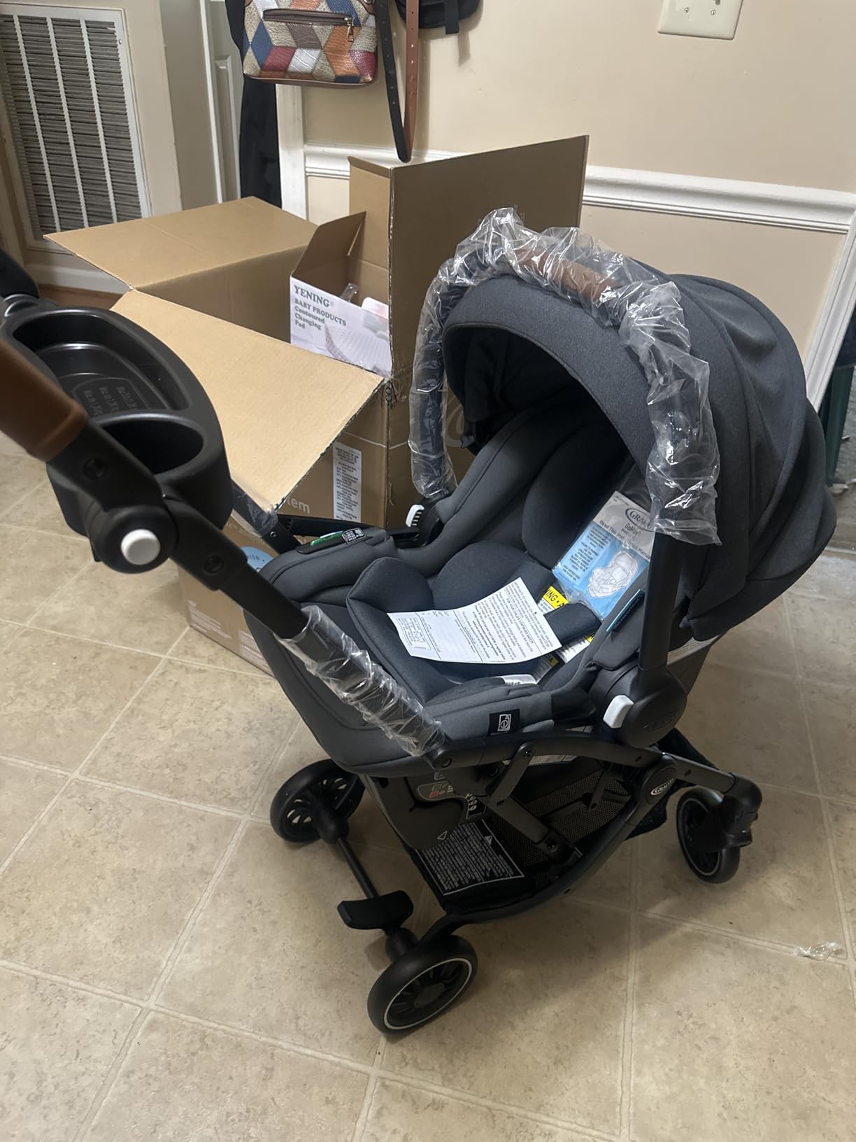 Graco® Gomax Next Gen Travel System, Car Seat Stroller Combo, Rear Facing Infant Car Seat, Compact Stroller for Travel customer photo 2