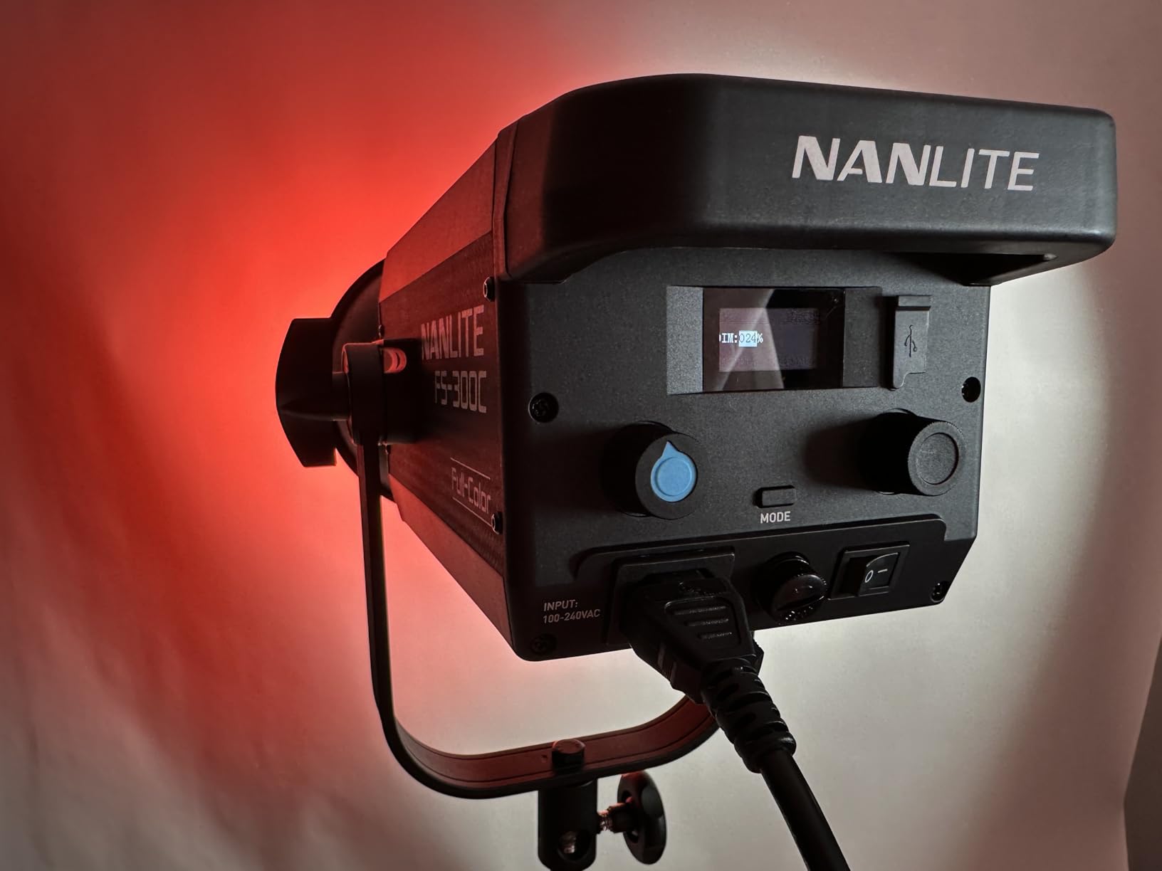 NANLITE FS-300C 300w RGB Studio Spotlight customer photo 2