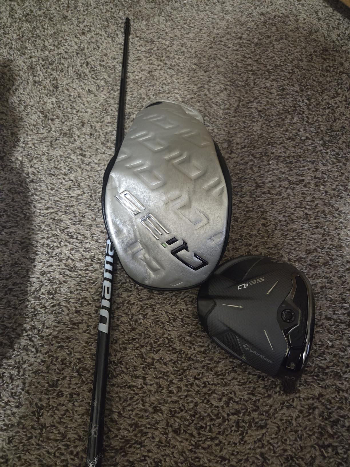 TaylorMade Qi35 Driver Golf Club, Optimized for Ideal Launch and Spin, Customizeable Weight Distribution for Distance and Forgiveness customer photo 2