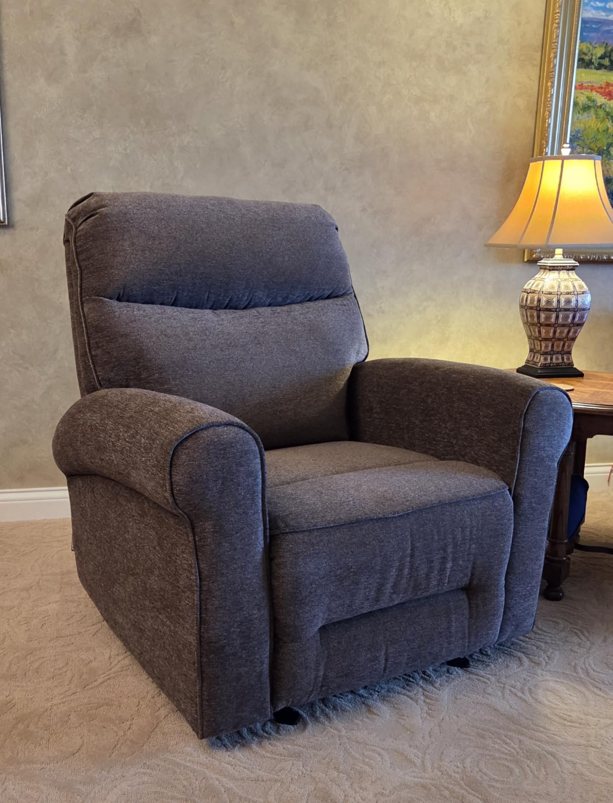 MCombo Wall Hugger Power Recliner Chair, Extra Wide 24
