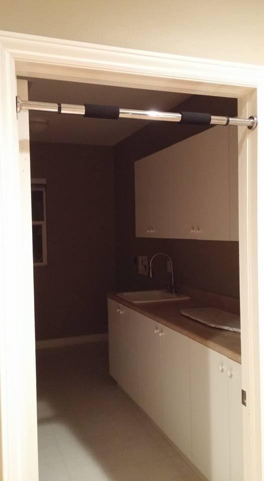 Sunny Health & Fitness Adjustable Doorway Chin Up/Pull Up Bar customer photo 1