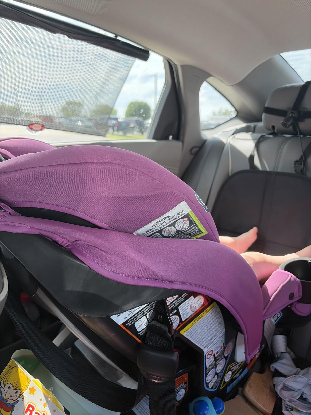 Graco SlimFit3 LX 3-in-1 Convertible Car Seat, Slim Car Seat Fits 3 Across, Rear Facing, Forward Facing, to Highback Booster Seat, Perfect for Baby Travel & Gift for New Parents, Kunningham customer photo 2