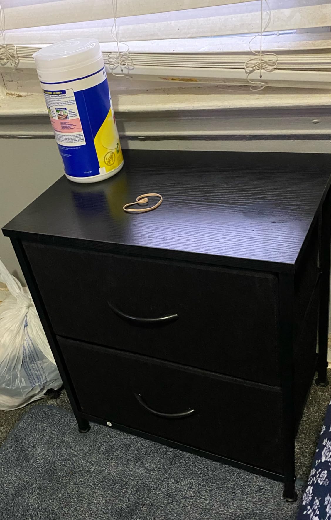 DUMOS Night Stand Small Dresser for Bedroom with 2 Drawers, Bedside Table customer photo 1