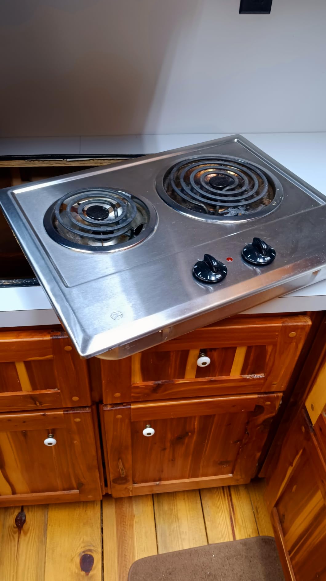 ThermoMate 30 Inch Electric Cooktop, 5 Burners Knob Control Built-in Ceramic Cooktop, 30