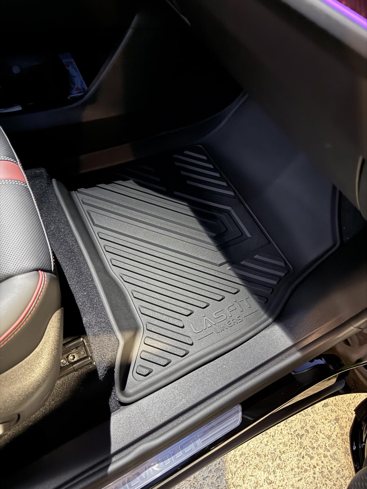 LASFIT Floor Mats for Chevrolet Chevy Silverado/GMC Sierra 1500 2014-2018 customer photo 2