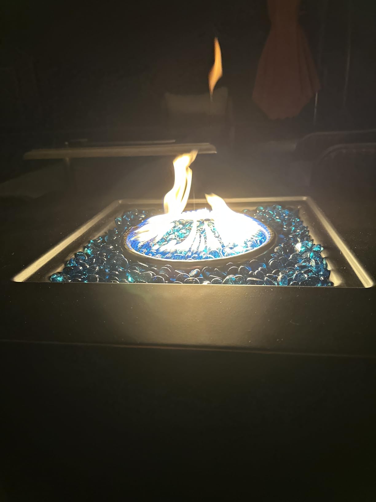 OutVue 32 inch Propane Fire Pit Table with 2 Drink Holders customer photo 2