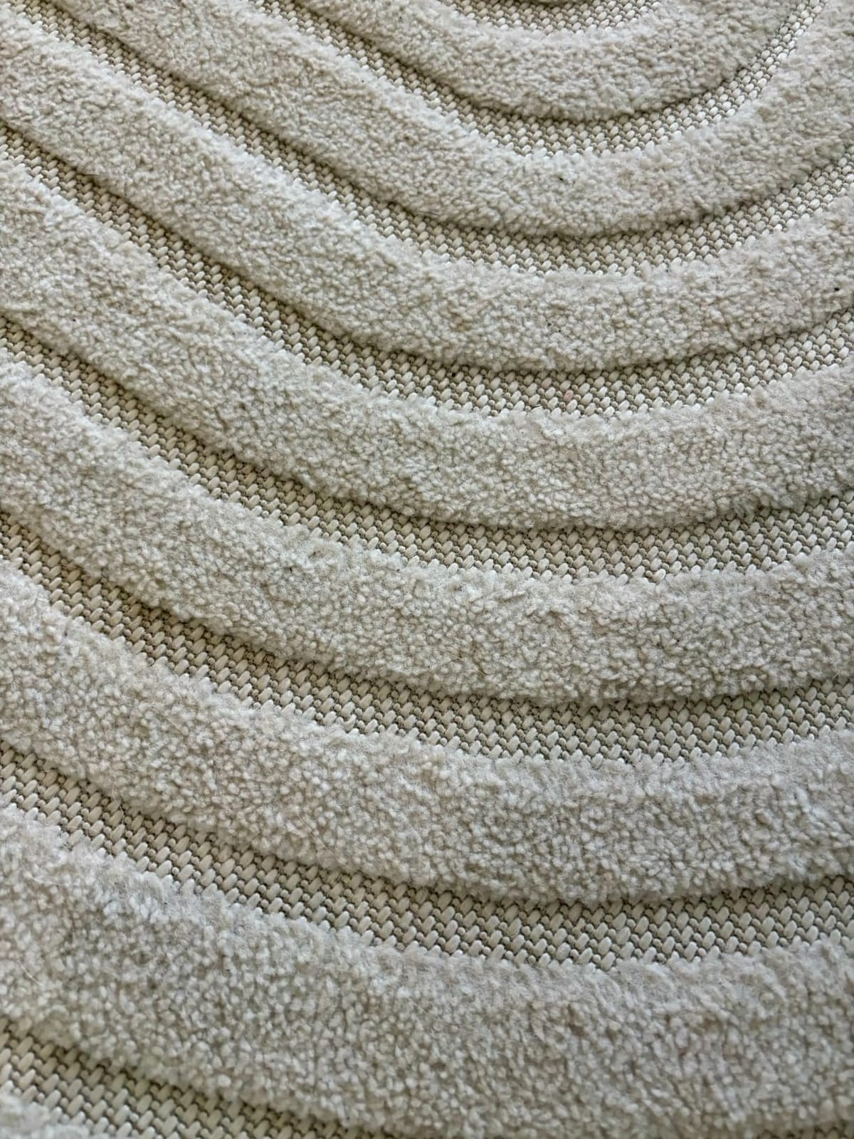 JONATHAN Y Hallie High-Low Curve Ivory/Cream Indoor/Outdoor Area Rug, 9x12, Minimalist, Pet Friendly, Non-Shedding, Stain Resistant, Hose-Washable for Backyard, Patio, Porch (SCN100B-9) customer photo 2