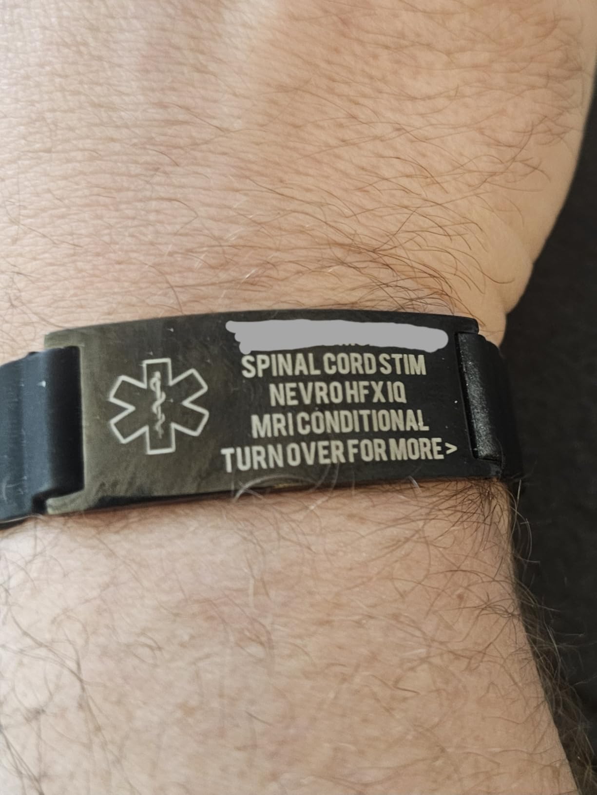 MEALGUET Comfortable Medical ID Bracelet for Men & Women - Custom Engraved Silicone Strap Comfort Fit Medical Alert Bracelets for Sports,Adjustable Waterproof Customizable Wristband for Diabetic customer photo 1