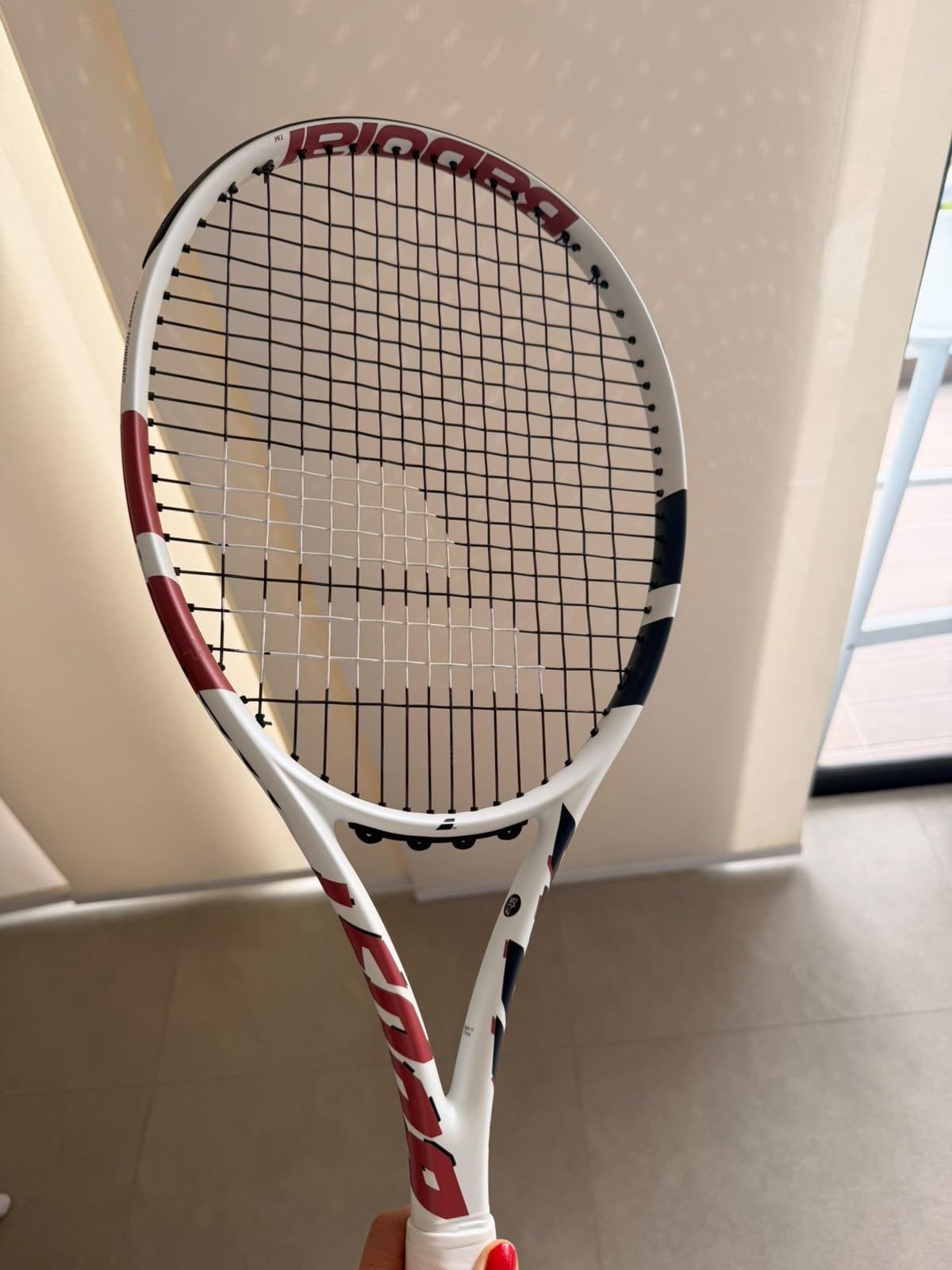 Babolat Boost Drive Strung Tennis Racquet (White) customer photo 2