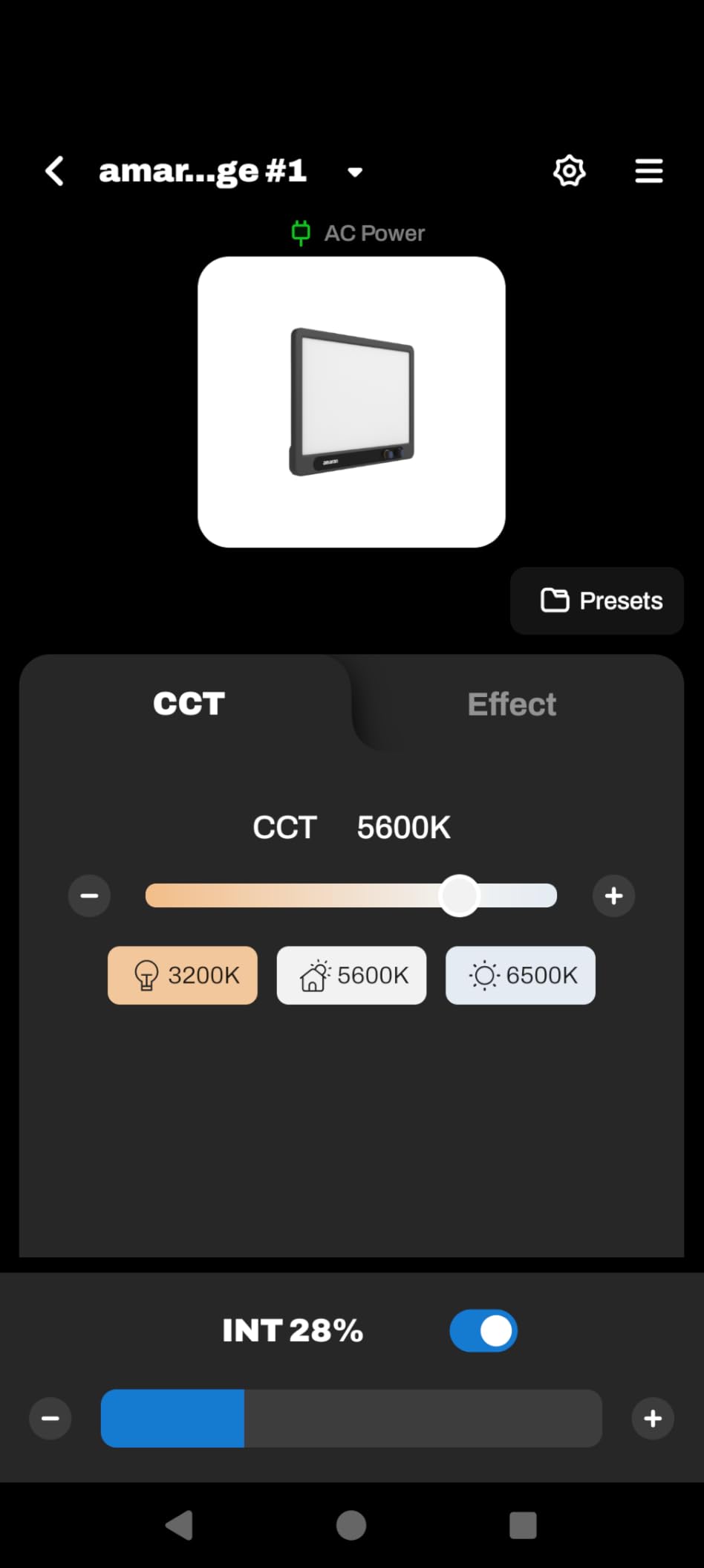 amaran Verge Bi-Color Edge-lit Rectangular Panel,26W Soft LED Video Light customer photo 1