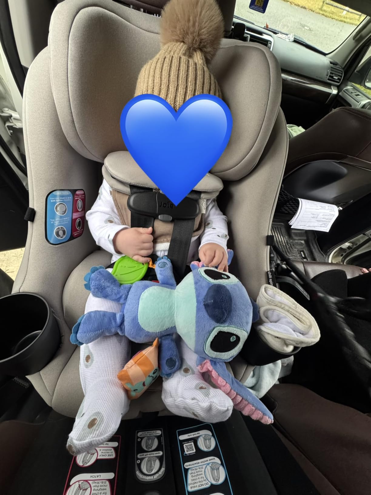 Joie Baby Chili Spin SI 360 Rotating 2-in-1 Car Seat, Convertible | Rear and Forward-Facing, No-Rethread Harness, Side Impact Protection customer photo 1
