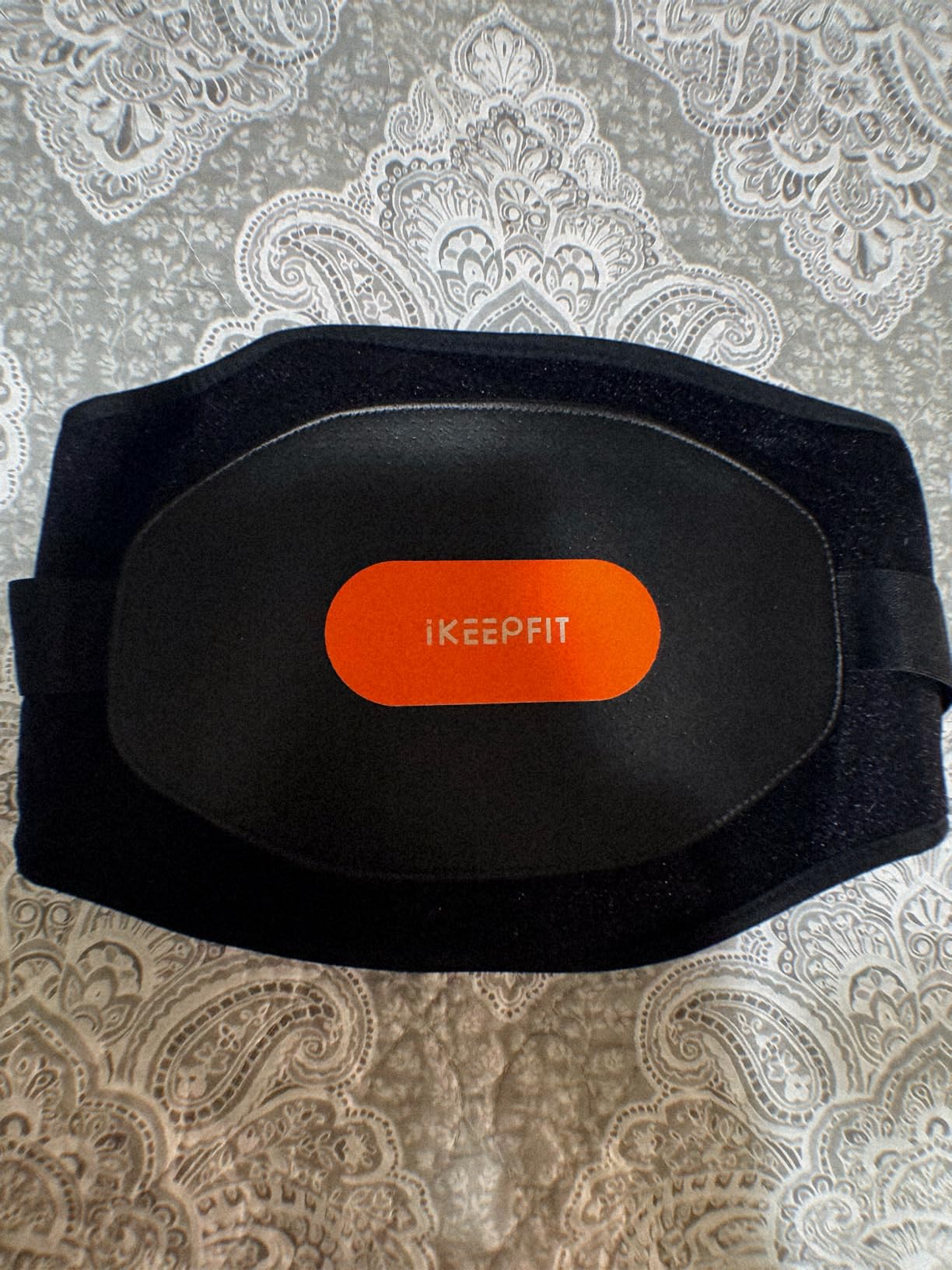 IKEEPFIT Portable Heating Pad for Back, Cordless Wearable Heat Belt with Massager for Lower Back Pain Relief, Battery Powered 8000 mAh Rechargeable, MAXwarm® 3.0, Gift for Women Men 90-310 lbs customer photo 2
