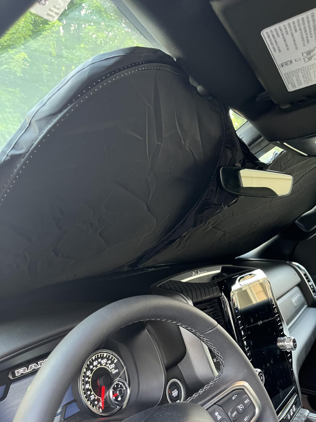 Car Windshield Sun Shade, 300T Thickened Car Window Shades Heat Reflective Interior Cool, Universal Fit for Most Cars SUVs Trucks, Foldable & Portable Design (L (57