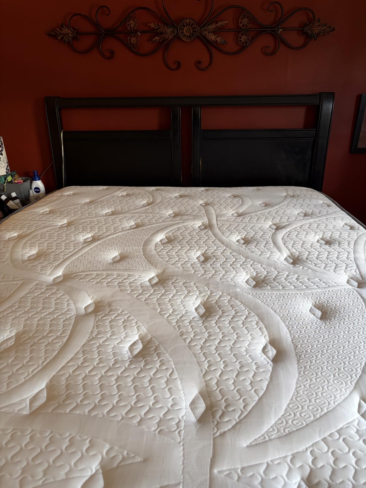 SLEEP100 Firm New Version King Mattress 14 Inches - Luxury Cooling Hybrid Bed Mattress in a Box with Lumbar & Shoulder Support, Hotel Collection for Pain Relief - Fiberglass Free - 365 Night Trial customer photo 1