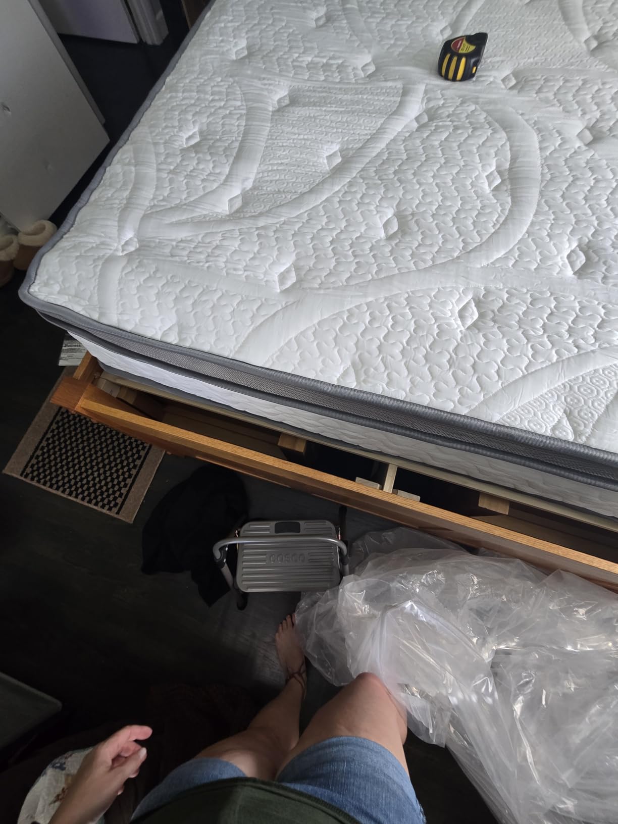 SLEEP100 Firm New Version King Mattress 14 Inches - Luxury Cooling Hybrid Bed Mattress in a Box with Lumbar & Shoulder Support, Hotel Collection for Pain Relief - Fiberglass Free - 365 Night Trial customer photo 2
