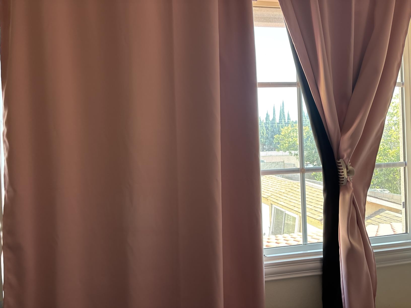 RYB HOME 100% Blackout Black Curtains for Bedroom Living Room 84 inch Long customer photo 2