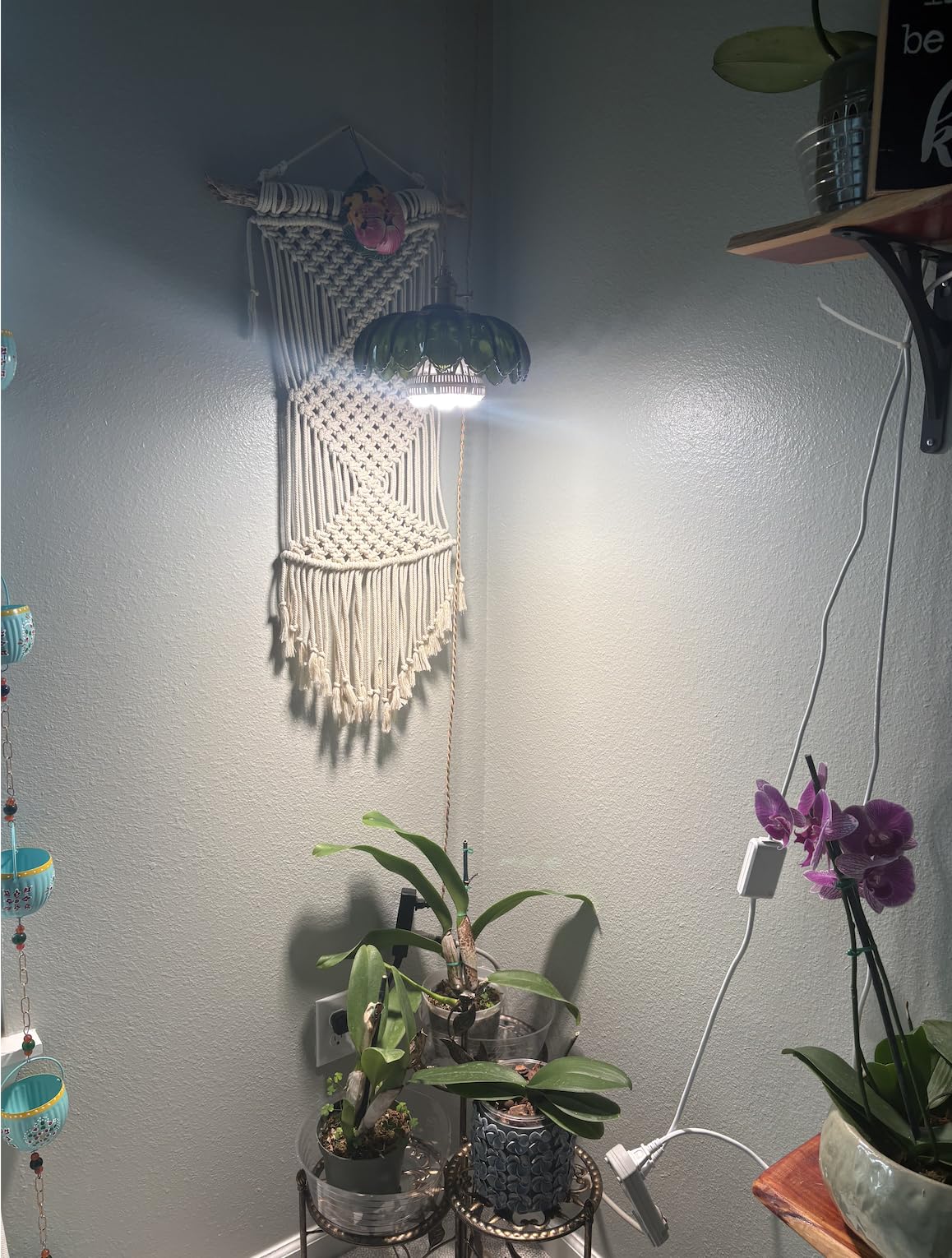 Plug in Pendant Light, Hanging Lights with Plug in Cord customer photo 2