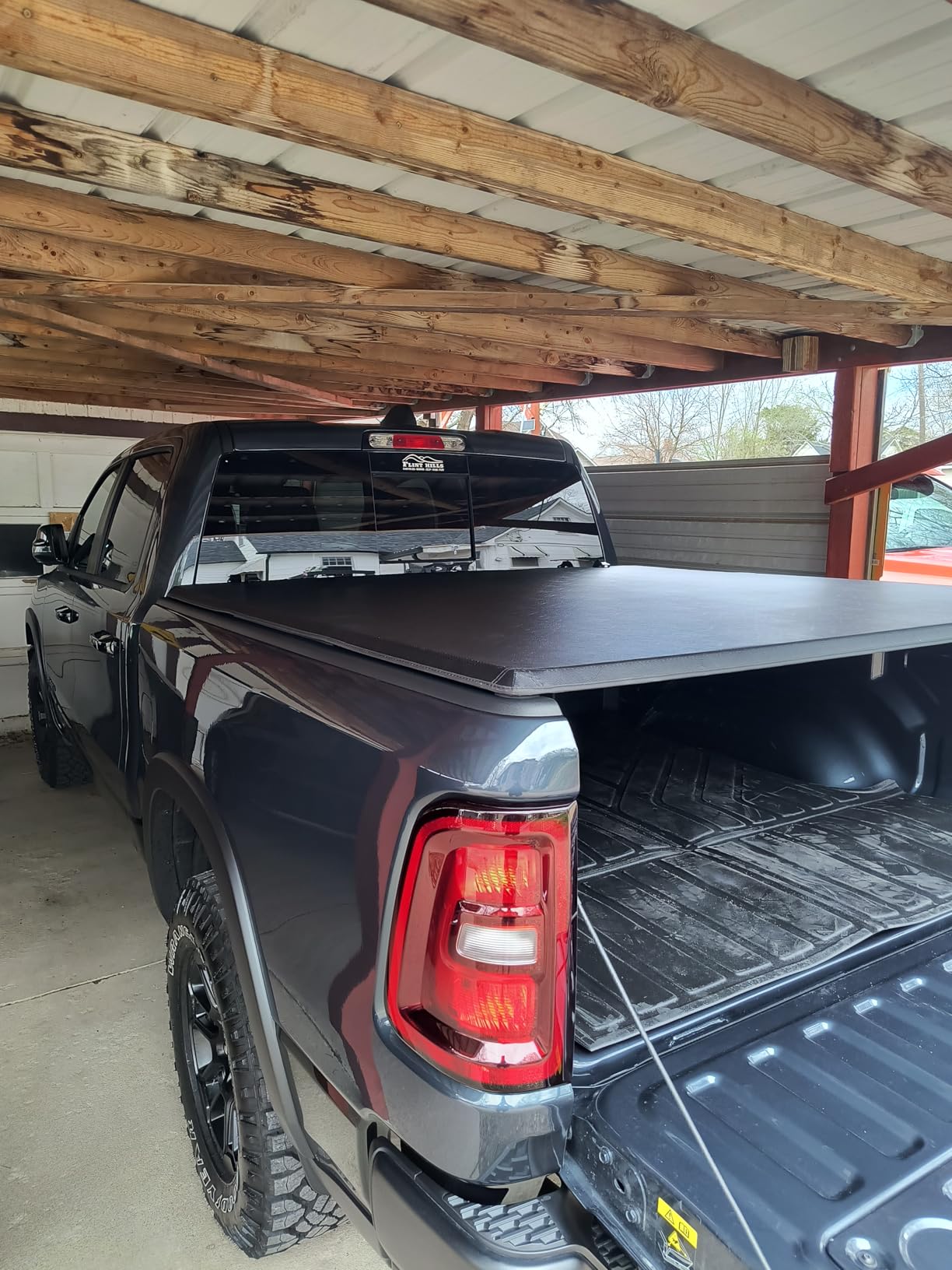 Soft Tri-Fold Truck Bed Tonneau Cover for Dodge Ram 1500 2009-2026 5.7ft customer photo 1