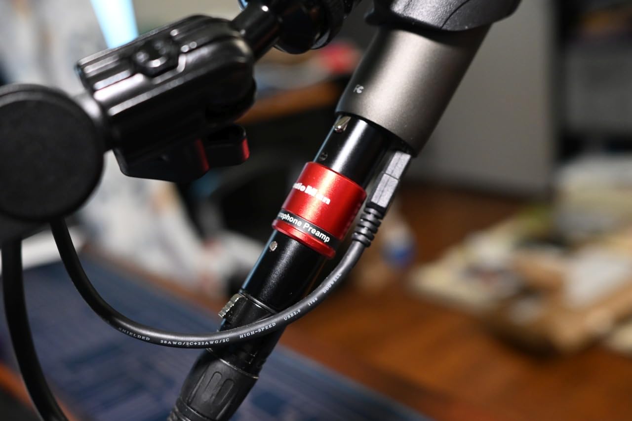 StudioMan DPM1 XLR Dynamic Microphones Preamp, 29dB Gain & Low-Noise Signal Boost, Plug-and-Play Metal Adapter,48V Phantom Power Required(not Included,Only for Dynamic Mics-for Studio/Stage customer photo 2