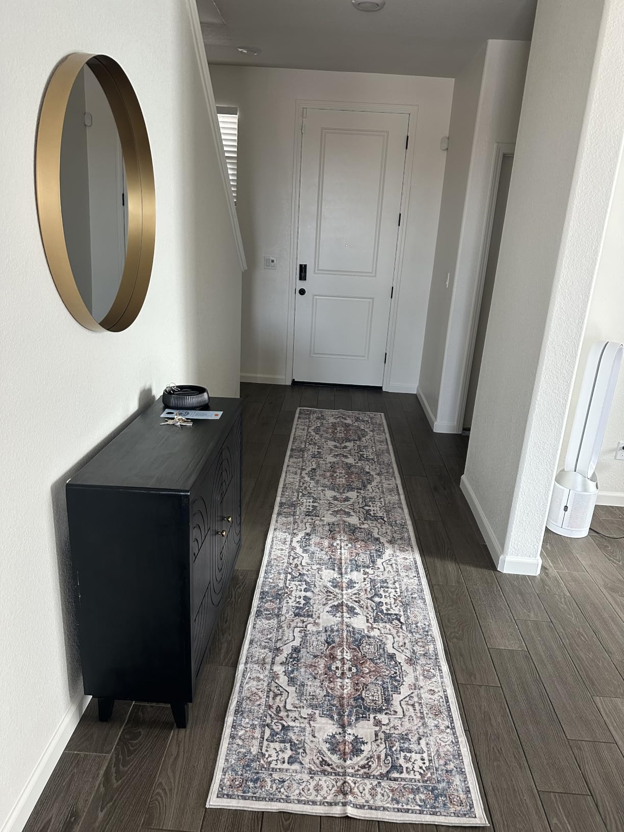 3x5 Living Room Area Rugs: Vintage Washable Non-Slip Rug for Bedroom Dining Room Soft Carpet for Nursery Kitchen Home Office Durable & Easy-Clean Design Perfect for Homes with Cats & Dogs(3x5 Beige) customer photo 1